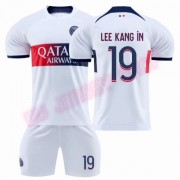 Paris Saint Germain PSG Barn Fotballdrakter 2023-24 Lee Kang-In 19 Bortedrakt..